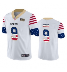 Nike Saints 9 Drew Brees White USA Flag Fashion Limited Jersey Nike Saints 9 Drew Brees White USA Flag Fashion Limited Jersey
