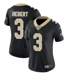 Nike Saints #3 Bobby Hebert Black Team Color Womens Stitched NFL Vapor Untouchable Limited Jersey Nike Saints #3 Bobby Hebert Black Team Color Womens Stitched NFL Vapor Untouchable Limited Jersey