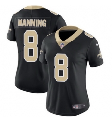 Nike Saints #8 Archie Manning Black Team Color Womens Stitched NFL Vapor Untouchable Limited Jersey Nike Saints #8 Archie Manning Black Team Color Womens Stitched NFL Vapor Untouchable Limited Jersey