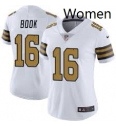 Women New Orlean Saints Ian Book 16 White Rush Jersey Women New Orlean Saints Ian Book 16 White Rush Jersey