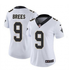 Women New Orleans Saints 9 Drew Brees White Vapor Untouchable Limited Stitched Jersey Women New Orleans Saints 9 Drew Brees White Vapor Untouchable Limited Stitched Jersey