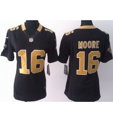 Women Nike New Orleans Saints 16 Lance Moore Black LIMITED Jerseys Women Nike New Orleans Saints 16 Lance Moore Black LIMITED Jerseys