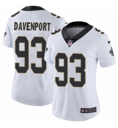 Womens Nike New Orleans Saints 93 Marcus Davenport White Vapor Untouchable Limited Player NFL Jersey Womens Nike New Orleans Saints 93 Marcus Davenport White Vapor Untouchable Limited Player NFL Jersey