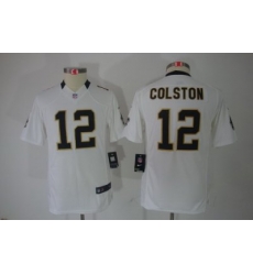 Nike Youth New Orleans Saints #12 Colston White Limited Jerseys Nike Youth New Orleans Saints #12 Colston White Limited Jerseys