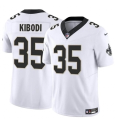 Youth New Orleans Saints 35 Jacob Kibodi White F U S E Vapor Limited Stitched Football Jersey Youth New Orleans Saints 35 Jacob Kibodi White F U S E Vapor Limited Stitched Football Jersey