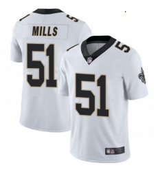 Youth New Orleans Saints 51 Sam Mills White Vapor Untouchable Limited Jersey Youth New Orleans Saints 51 Sam Mills White Vapor Untouchable Limited Jersey