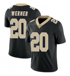 Youth New Orleans Saints Pete Werner #20 Black Vapor Limited Stitched NFL Jersey Youth New Orleans Saints Pete Werner #20 Black Vapor Limited Stitched NFL Jersey