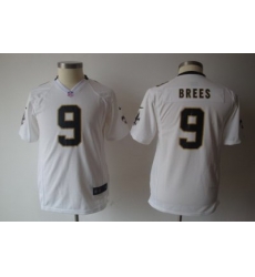 Youth Nike NFL new Orleans Saints #9 brees White Jersey Youth Nike NFL new Orleans Saints #9 brees White Jersey