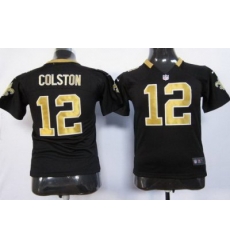 Youth Nike New Orleans Saints #12 Marques Colston Black Nike NFL Jerseys Youth Nike New Orleans Saints #12 Marques Colston Black Nike NFL Jerseys