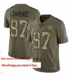 Giants 97 Dexter Lawrence Olive Camo Men Stitched Football Limited 2017 Salute To Service Jersey Giants 97 Dexter Lawrence Olive Camo Men Stitched Football Limited 2017 Salute To Service Jersey