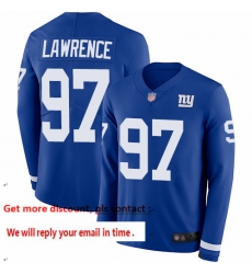 Giants 97 Dexter Lawrence Royal Blue Team Color Men Stitched Football Limited Therma Long Sleeve Jersey Giants 97 Dexter Lawrence Royal Blue Team Color Men Stitched Football Limited Therma Long Sleeve Jersey