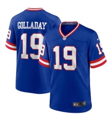 Men New York Giants 19 Kenny Golladay Royal Classic Retired Player Stitched Game Jersey Men New York Giants 19 Kenny Golladay Royal Classic Retired Player Stitched Game Jersey