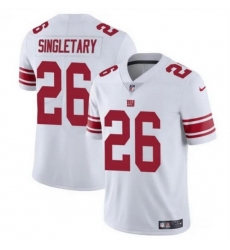 Men New York Giants 26 Devin Singletary White Vapor Untouchable Limited Stitched Jersey Men New York Giants 26 Devin Singletary White Vapor Untouchable Limited Stitched Jersey