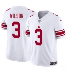 Men New York Giants 3 Russell Wilson White 2025 F U S E Vapor Untouchable Limited Stitched Jersey Men New York Giants 3 Russell Wilson White 2025 F U S E Vapor Untouchable Limited Stitched Jersey