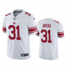 Men New York Giants 31 Matt Breida White Vapor Untouchable Limited Stitched Jersey Men New York Giants 31 Matt Breida White Vapor Untouchable Limited Stitched Jersey