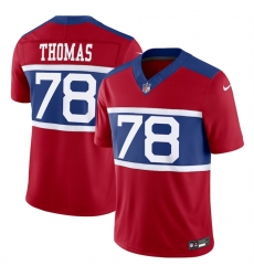Men New York Giants 78 Andrew Thomas Century Red Alternate Vapor F U S E Limited Stitched Football Jersey Men New York Giants 78 Andrew Thomas Century Red Alternate Vapor F U S E Limited Stitched Football Jersey