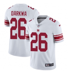 Men Nike Giants #26 Orleans Darkwa White Stitched NFL Vapor Untouchable Limited Jersey Men Nike Giants #26 Orleans Darkwa White Stitched NFL Vapor Untouchable Limited Jersey