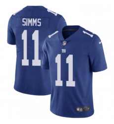 Mens Nike New York Giants 11 Phil Simms Royal Blue Team Color Vapor Untouchable Limited Player NFL Jersey Mens Nike New York Giants 11 Phil Simms Royal Blue Team Color Vapor Untouchable Limited Player NFL Jersey