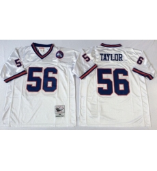 Mitchell Ness giants #56 Lawrence Taylor white Throwback Stitched NFL Jerseys Mitchell Ness giants #56 Lawrence Taylor white Throwback Stitched NFL Jerseys