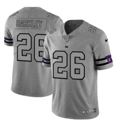 Nike Giants 26 Saquon Barkley 2019 Gray Gridiron Gray Vapor Untouchable Limited Jersey Nike Giants 26 Saquon Barkley 2019 Gray Gridiron Gray Vapor Untouchable Limited Jersey