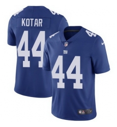 Nike Giants 44 Doug Kotar Blue Vapor Untouchable Limited Jersey Nike Giants 44 Doug Kotar Blue Vapor Untouchable Limited Jersey