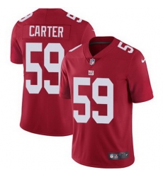 Nike Giants #59 Lorenzo Carter Red Alternate Mens Stitched NFL Vapor Untouchable Limited Jersey Nike Giants #59 Lorenzo Carter Red Alternate Mens Stitched NFL Vapor Untouchable Limited Jersey