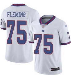 Nike Giants 75 Cameron Fleming White Men Stitched NFL Limited Rush Jersey Nike Giants 75 Cameron Fleming White Men Stitched NFL Limited Rush Jersey