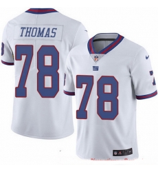 Nike Giants 78 Andrew Thomas White Men Stitched NFL Limited Rush Jersey Nike Giants 78 Andrew Thomas White Men Stitched NFL Limited Rush Jersey