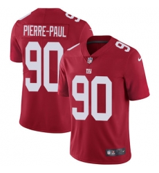 Nike Giants #90 Jason Pierre Paul Red Alternate Mens Stitched NFL Vapor Untouchable Limited Jersey Nike Giants #90 Jason Pierre Paul Red Alternate Mens Stitched NFL Vapor Untouchable Limited Jersey