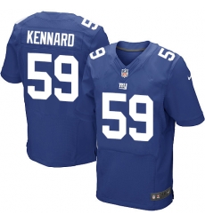 Nike New York Giants #59 Devon Kennard Royal Blue Team Color Mens Stitched NFL Elite Jersey Nike New York Giants #59 Devon Kennard Royal Blue Team Color Mens Stitched NFL Elite Jersey