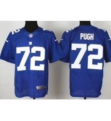 Nike New York Giants 72 Justin Pugh Blue Elite NFL Jersey Nike New York Giants 72 Justin Pugh Blue Elite NFL Jersey