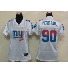 NEW Womens New York Giants 90 Pierre-Paul White Jerseys NEW Womens New York Giants 90 Pierre-Paul White Jerseys
