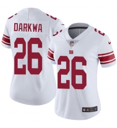 Nike Giants #26 Orleans Darkwa White Womens Stitched NFL Vapor Untouchable Limited Jersey Nike Giants #26 Orleans Darkwa White Womens Stitched NFL Vapor Untouchable Limited Jersey