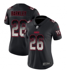 Women Giants 26 Saquon Barkley Black Stitched Football Vapor Untouchable Limited Smoke Fashion Jersey Women Giants 26 Saquon Barkley Black Stitched Football Vapor Untouchable Limited Smoke Fashion Jersey