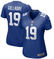 Women Nike New York Giants 19 Kenny Golladay Blue Stitched NFL Vapor Untouchable Limited Jersey Women Nike New York Giants 19 Kenny Golladay Blue Stitched NFL Vapor Untouchable Limited Jersey
