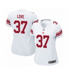 Women York Giants #37 Julian Love White Vapor Untouchable Limited Player Football Jersey Women York Giants #37 Julian Love White Vapor Untouchable Limited Player Football Jersey