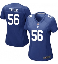 Womens Nike New York Giants 56 Lawrence Taylor Game Royal Blue Team Color NFL Jersey Womens Nike New York Giants 56 Lawrence Taylor Game Royal Blue Team Color NFL Jersey
