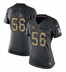 Womens Nike New York Giants 56 Lawrence Taylor Limited Black 2016 Salute to Service NFL Jersey Womens Nike New York Giants 56 Lawrence Taylor Limited Black 2016 Salute to Service NFL Jersey