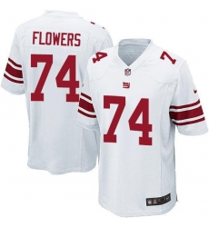 Nike Giants #74 Ereck Flowers White Youth Stitched NFL Elite Jersey Nike Giants #74 Ereck Flowers White Youth Stitched NFL Elite Jersey