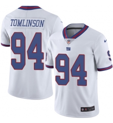 Nike Giants #94 Dalvin Tomlinson White Youth Stitched NFL Limited Rush Jersey Nike Giants #94 Dalvin Tomlinson White Youth Stitched NFL Limited Rush Jersey