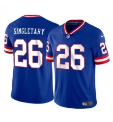 Youth New York Giants 26 Devin Singletary Royal Throwback Vapor Untouchable Limited Stitched Jersey Youth New York Giants 26 Devin Singletary Royal Throwback Vapor Untouchable Limited Stitched Jersey