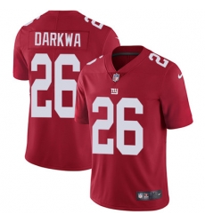 Youth Nike Giants #26 Orleans Darkwa Red Alternate Stitched NFL Vapor Untouchable Limited Jersey Youth Nike Giants #26 Orleans Darkwa Red Alternate Stitched NFL Vapor Untouchable Limited Jersey
