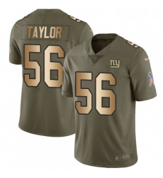 Youth Nike New York Giants 56 Lawrence Taylor Limited OliveGold 2017 Salute to Service NFL Jersey Youth Nike New York Giants 56 Lawrence Taylor Limited OliveGold 2017 Salute to Service NFL Jersey