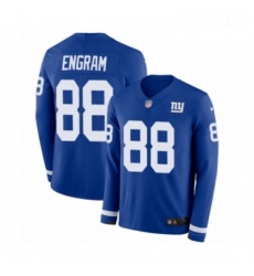 Youth Nike New York Giants 88 Evan Engram Limited Royal Blue Therma Long Sleeve NFL Jersey Youth Nike New York Giants 88 Evan Engram Limited Royal Blue Therma Long Sleeve NFL Jersey