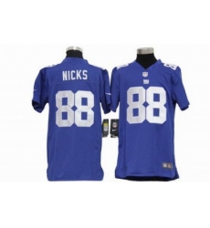 Youth Nike New York Giants 88# Hakeem Nicks Blue Jersey Youth Nike New York Giants 88# Hakeem Nicks Blue Jersey