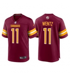 Men Washington Commanders 11 Carson Wentz 2022 Burgundy Game Stitched jersey Men Washington Commanders 11 Carson Wentz 2022 Burgundy Game Stitched jersey
