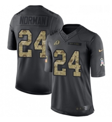 Mens Nike Washington Redskins 24 Josh Norman Limited Black 2016 Salute to Service NFL Jersey Mens Nike Washington Redskins 24 Josh Norman Limited Black 2016 Salute to Service NFL Jersey