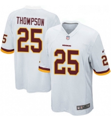 Mens Nike Washington Redskins 25 Chris Thompson Game White NFL Jersey Mens Nike Washington Redskins 25 Chris Thompson Game White NFL Jersey