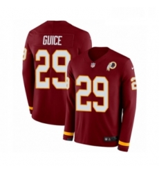 Mens Nike Washington Redskins 29 Derrius Guice Limited Burgundy Therma Long Sleeve NFL Jersey Mens Nike Washington Redskins 29 Derrius Guice Limited Burgundy Therma Long Sleeve NFL Jersey