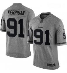 Mens Nike Washington Redskins 91 Ryan Kerrigan Limited Gray Gridiron NFL Jersey Mens Nike Washington Redskins 91 Ryan Kerrigan Limited Gray Gridiron NFL Jersey